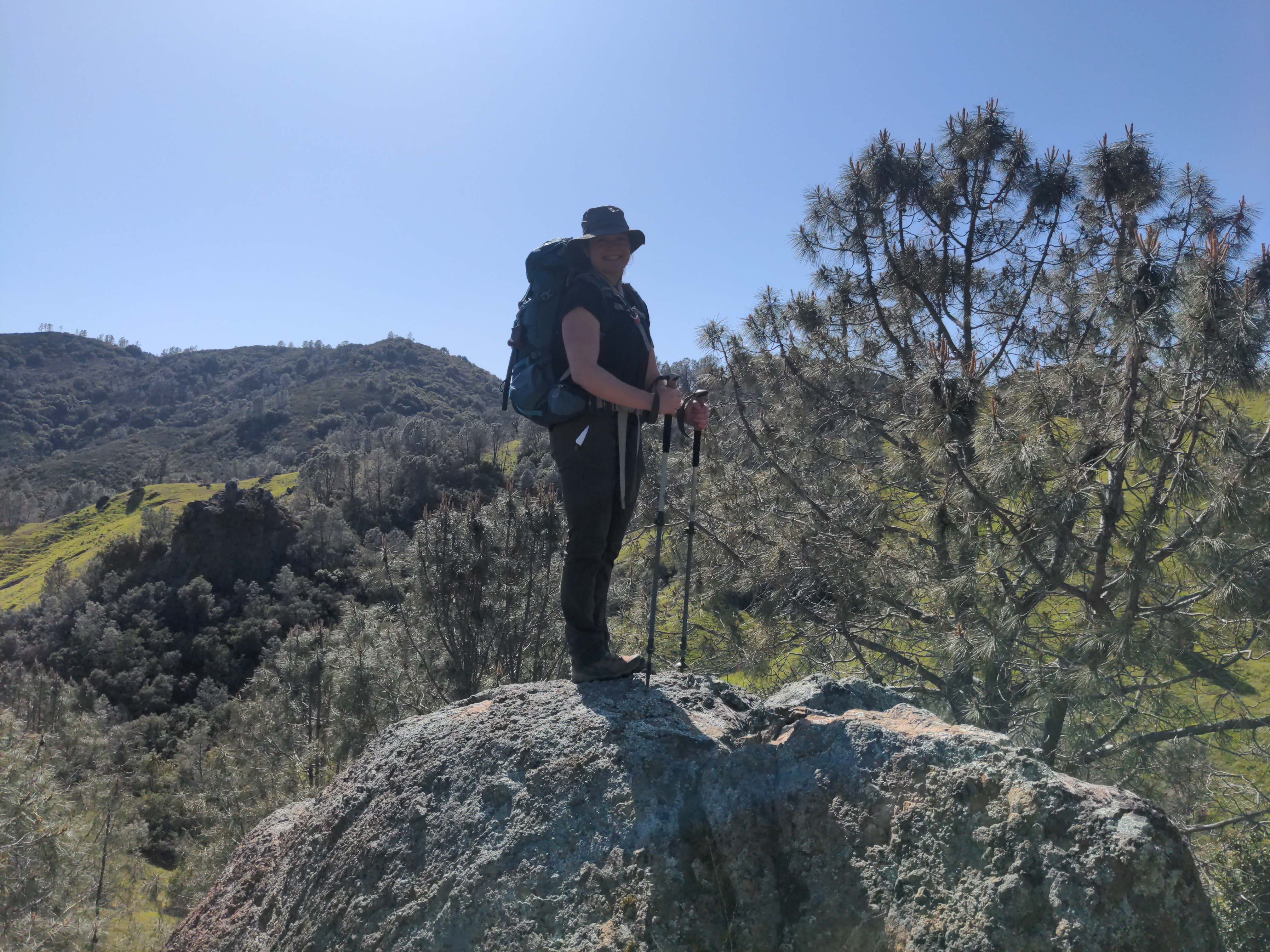 Abby enjoying the view